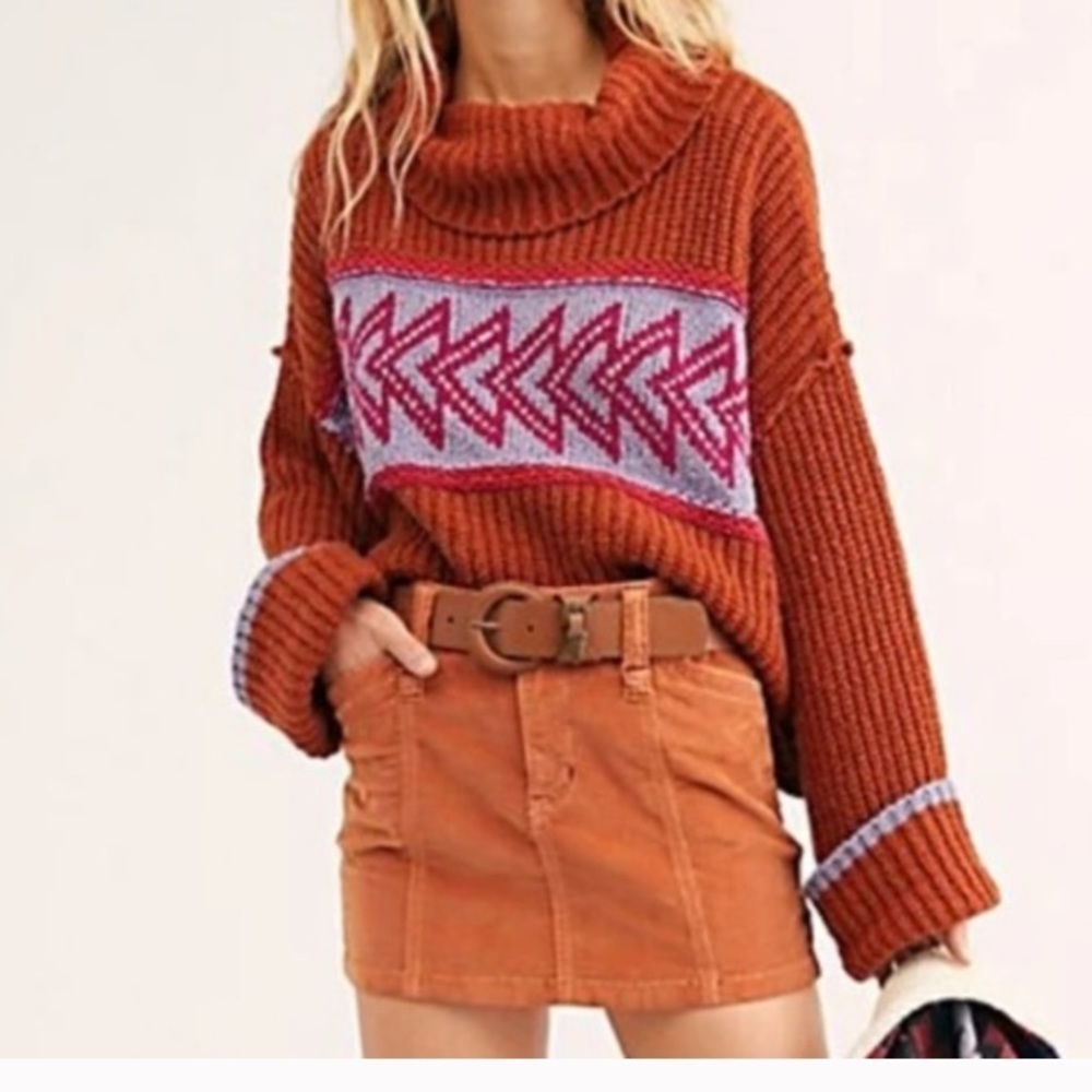 Free People Greater Than Cowl Neck Long Sleeve